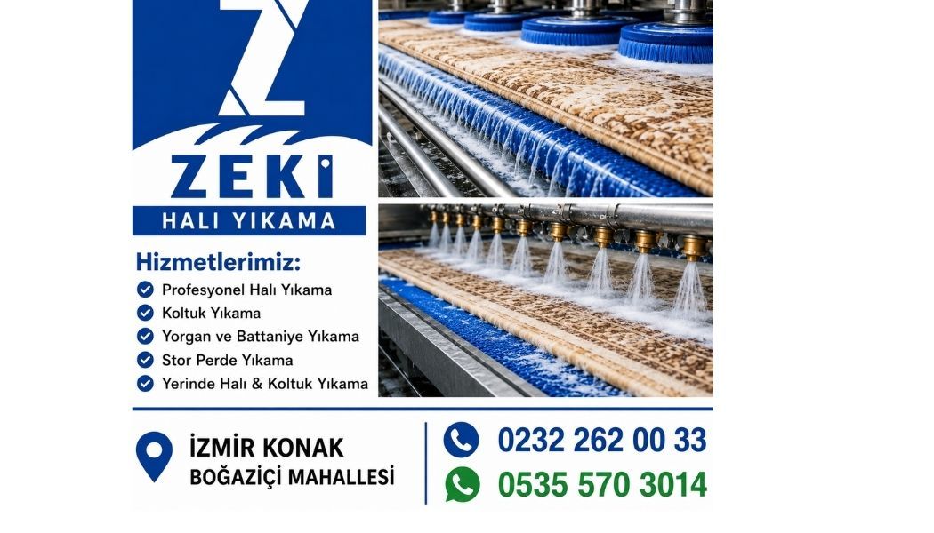 Konak Boğaziçi Mahallesi Halı Yıkama