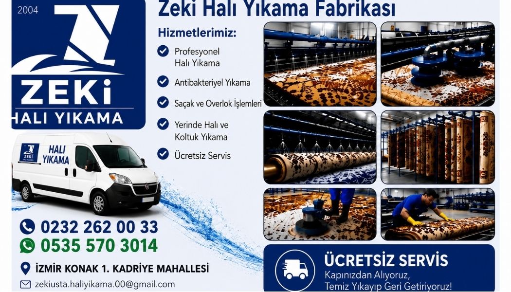 Konak 1. Kadriye Halı Yıkama • Profesyonel Temizlik