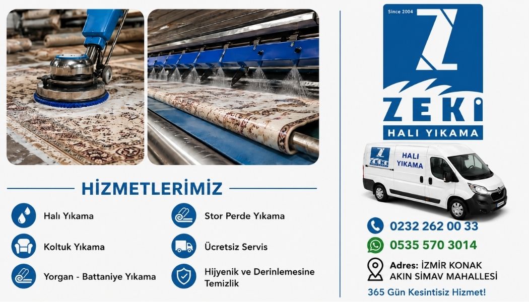 Konak Akın Simav Mahallesi Halı Yıkama Profesyonel Hijyen ve Lif Sterilizasyonu Rehberi