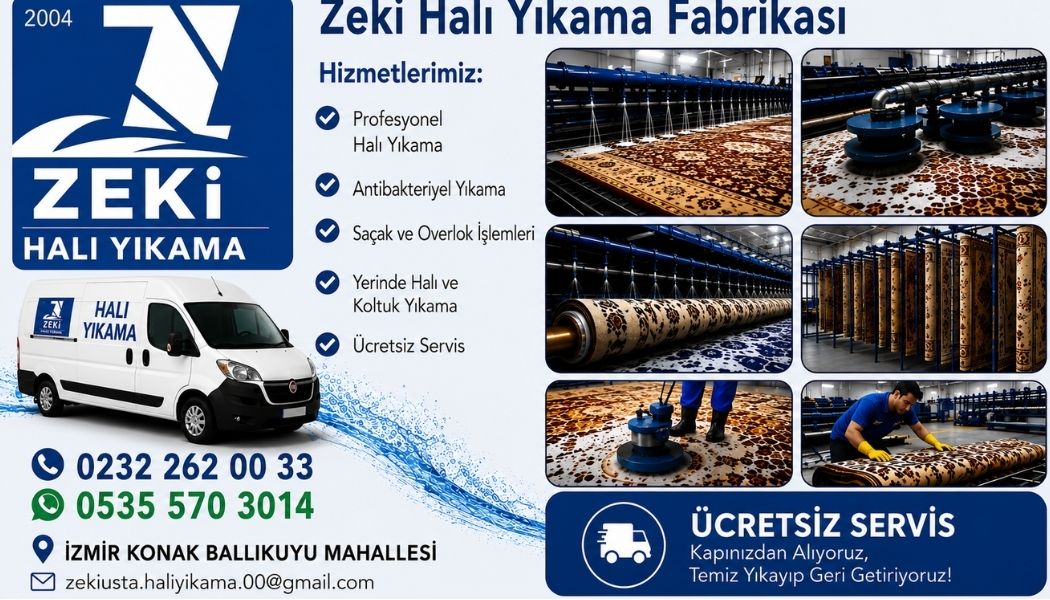 Konak Ballıkuyu Mahallesi Halı Yıkama Hizmeti