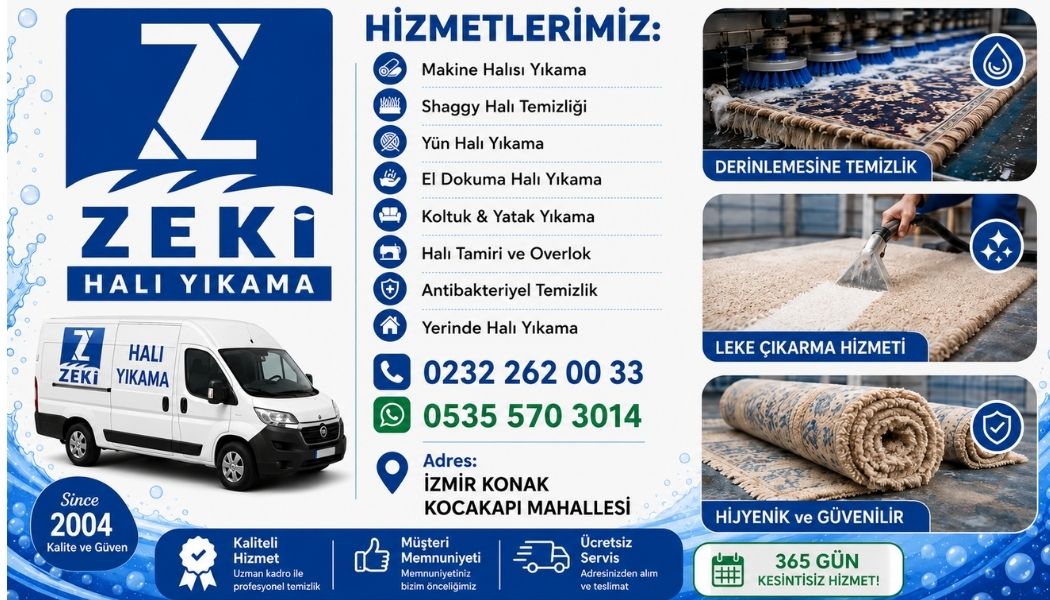 Konak Kocakapı Mahallesi Halı Yıkama ve Derinlemesine Dezenfeksiyon Teknolojileri