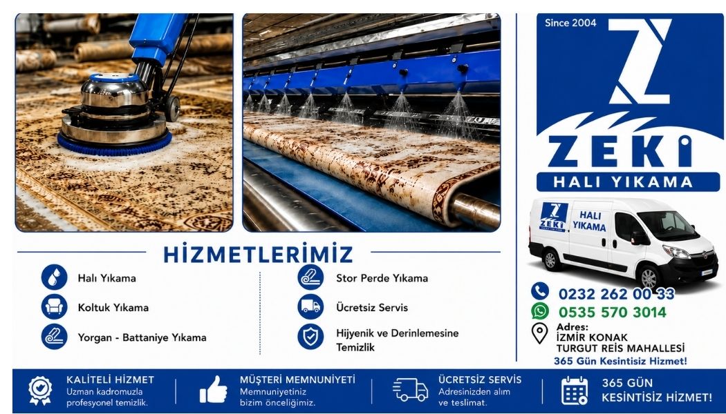 Konak Turgut Reis Mahallesi Halı Yıkama Hizmetlerinde Uzman Temizlik Rehberi